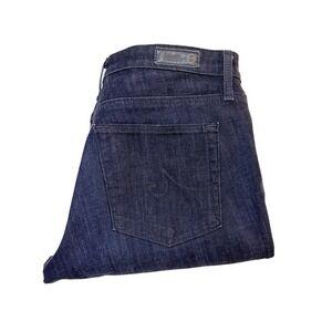 AG The Prima Cigarette Ankle Dark Wash Denim Skinny Jeans Size 27 MINT